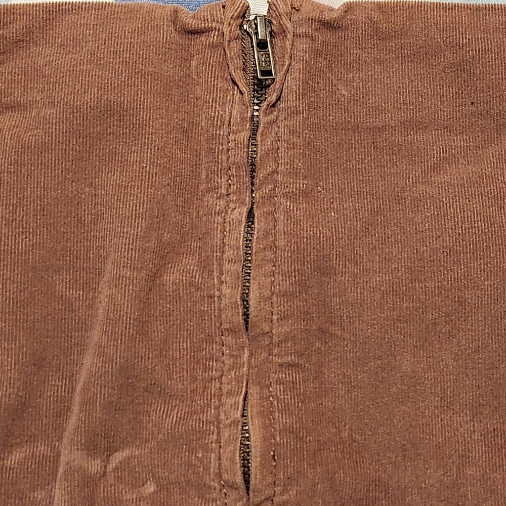 💗Free People Modern Femme Mauve Corduroy Mini Skirt Size 10 - Picture 8 of 11